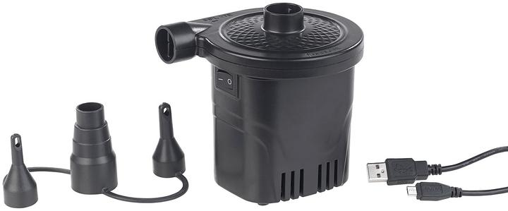 Produktbild Infactory 2in1-Akku-Luftpumpe mit Powerbank-Funktion & USB-Ladekabel