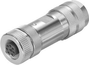 Produktbild Weidmüller SAI LeitungenSAI ZUBEHOER STECKER - BUCHSEN SAIBM-5/8S-M12 5P A-ZF