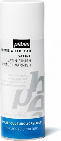 Image du produit Pebeo Artist Acrylics Vernis Acrylique satiné phase solvant en spray (400 ml)