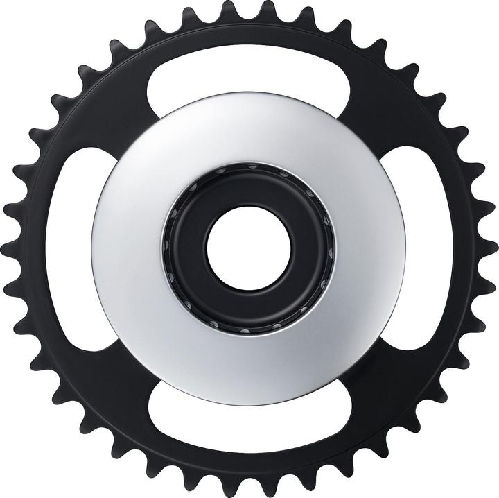 Actual product image Shimano STEPS E6100 chainring Cl:46,5mm without chain guard (44)