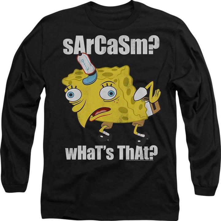 Produktbild Spongebob Squarepants Sarcasm Meme TShirt (L)