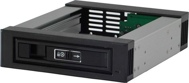 Actual product image JJ Computer JOUJYE JJ-137M-SS SATA/SAS 13,3cm 5.25inch black for 8,9cm 3.5inch HDD 7pin SATA Connector (3.5")