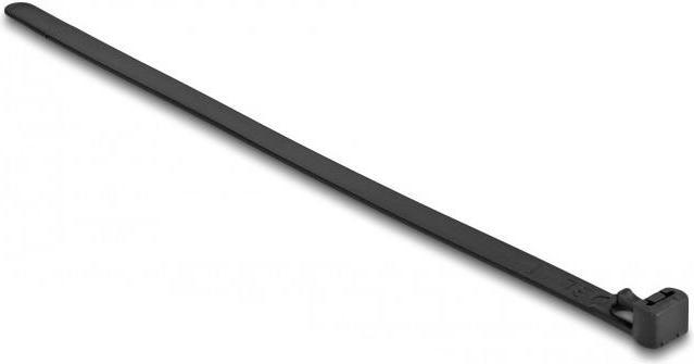 Immagine prodotto Delock Fascette riutilizzabili resistenti al calore L 200 x L 7,5 mm 100 pezzi nero (Fascette in plastica, 200 mm, 100 pz.)