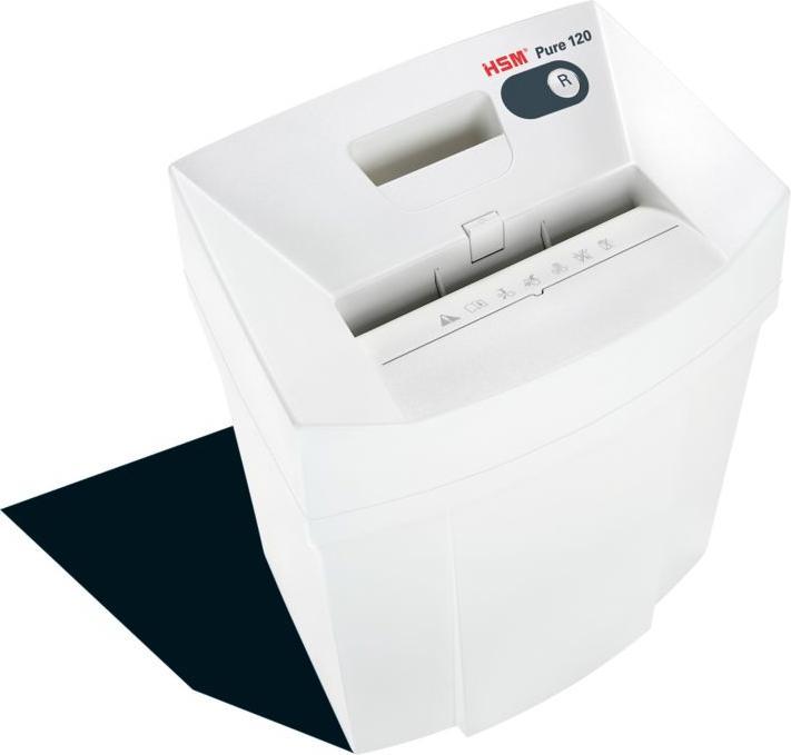 Image du produit HSM Destructeur de documents Pure 2310111 blanc 120/3,9mm (Coupe droite)