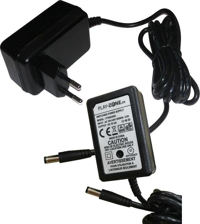 Actual product image Fuyuang Power supply AC/DC adapter 5V DC 2000mA 5.5mm*2.1mm