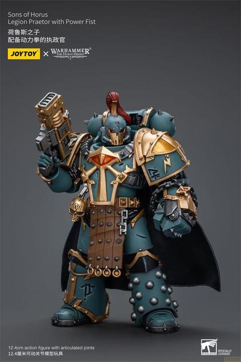 Image du produit Joy Toy Warhammer The Horus Heresy Figurine 1/18 Legion Praetor With Power Fist 12 cm
