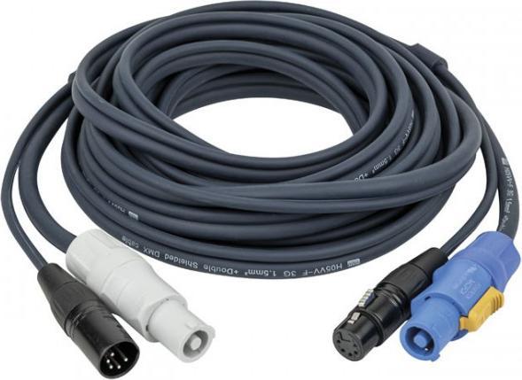Produktbild DAP-Audio Cavo Hybrid FP18 - PowerCON & 5-pin XLR - 3 m (3 m)