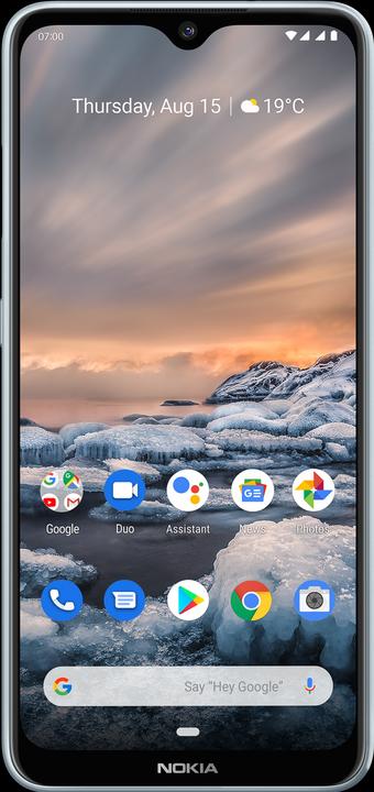 Produktbild Nokia 6.2 (64 GB, Ice, 6.30", Dual SIM + SD, 16 Mpx, 4G)