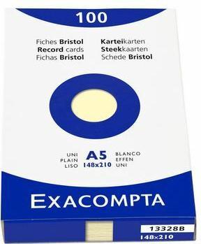 Exacompta Index cards (A4, 205 g/m², 100 x)
