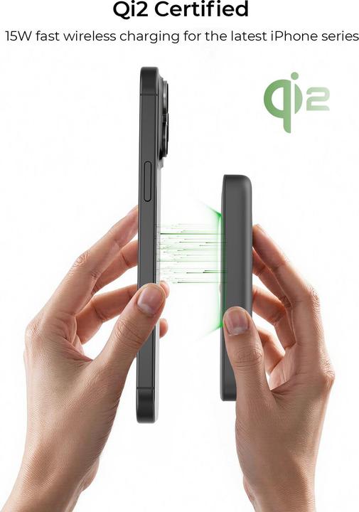 Immagine prodotto Aukey MAG FUSION SLIM - Powerbank (10000 mAh, 20 W, 36 Wh)