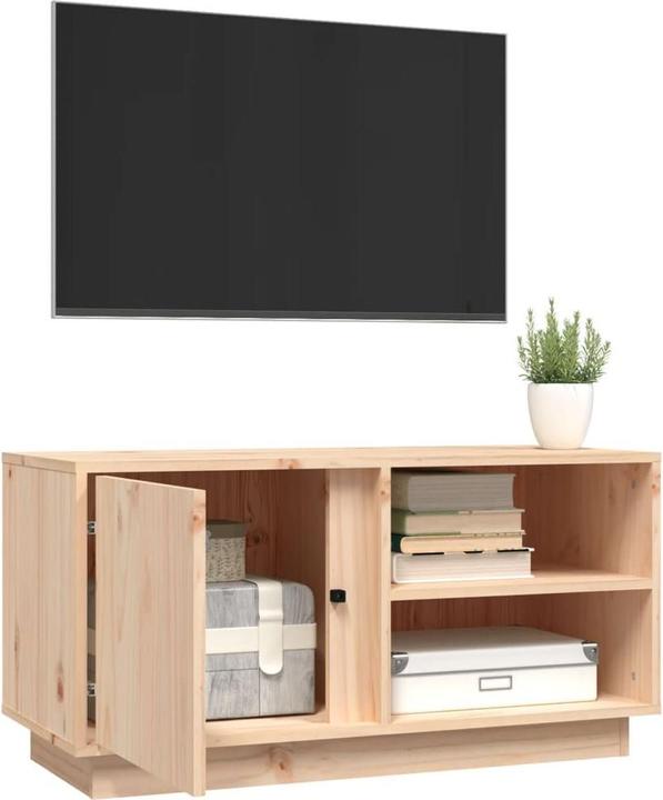 Produktbild VidaXL TV Schrank 80x35x40,5cm Massivholz Kiefer Lowboard Fernsehschrank
