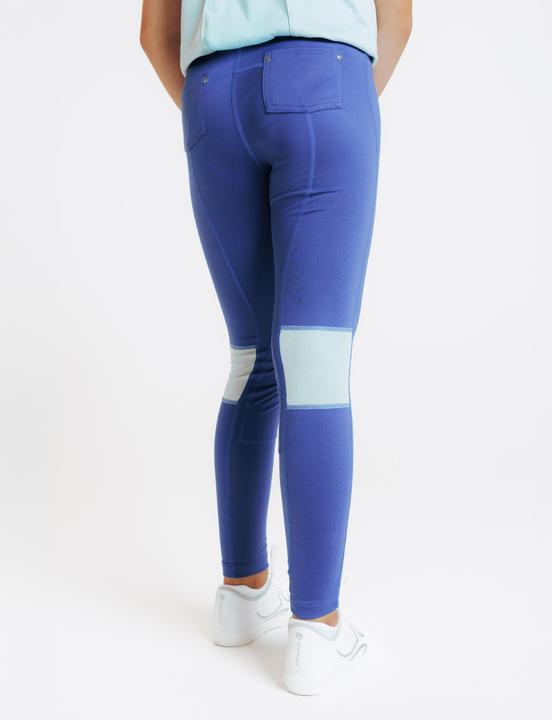 Immagine prodotto Fouganza Reitleggings 100 Light Kinder hellblau/graugrün (140)