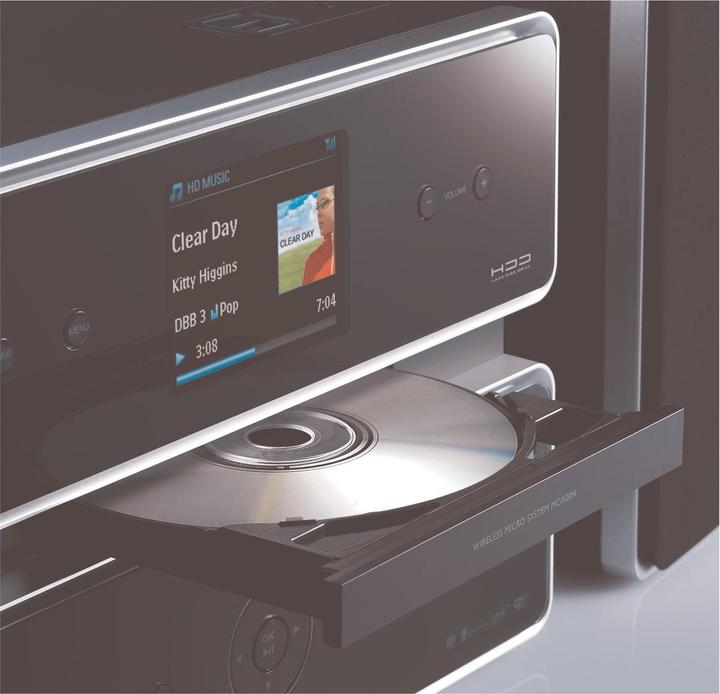 Produktbild Philips MCI500, Streamium Wireless HiFi Microsystem (CD Player)