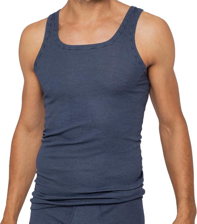 Produktbild ESGE 5er Pack - Feinripp Ringel Unterhemd (XL)