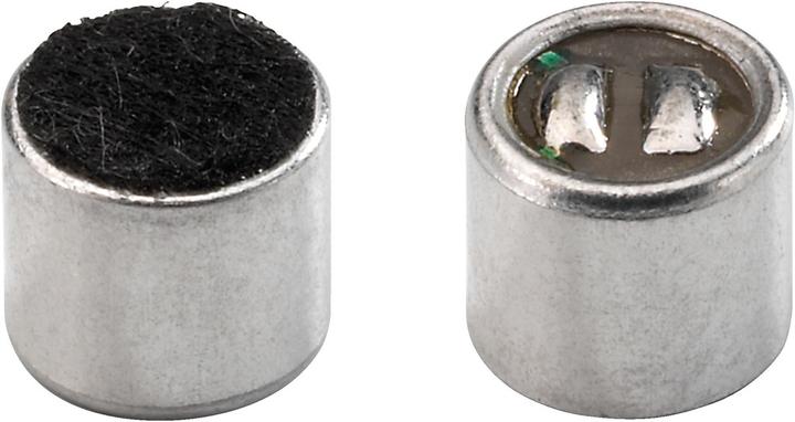 Actual product image Monacor High-quality subminiature electret microphone cartridge