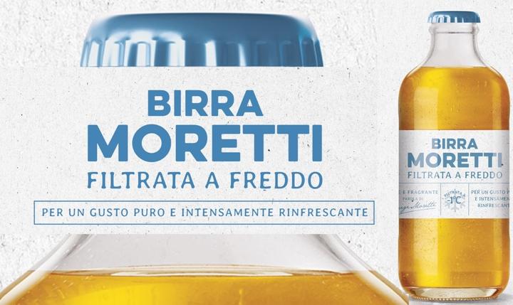 Actual product image Birra Moretti Filtrata a Freddo (15 x 55 cl)