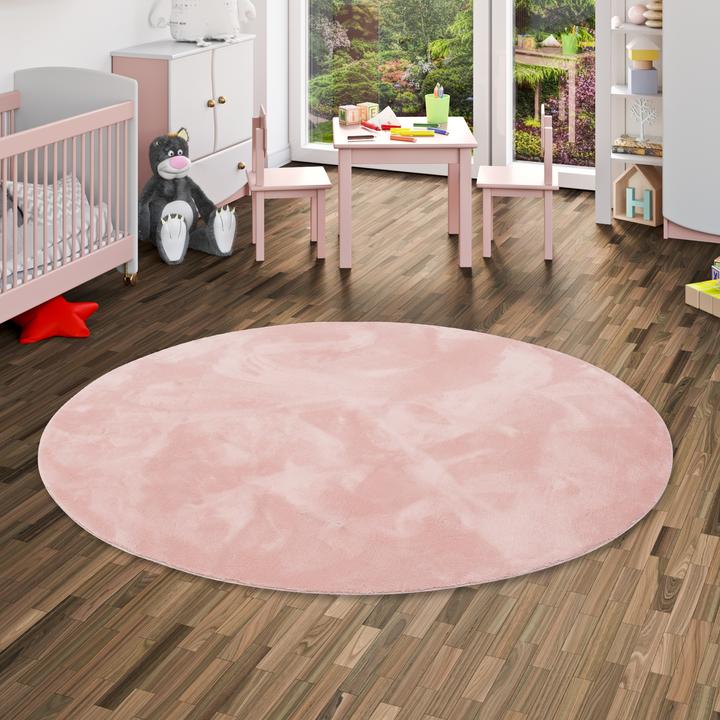 Actual product image Pergamon Kinder Super Soft Fellteppich Pearl Kids Rund (120 x 120 cm)
