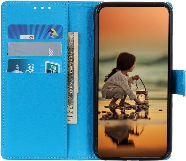 Actual product image MU Classic Litchi Leather Bookcover Series (Motorola One Zoom)