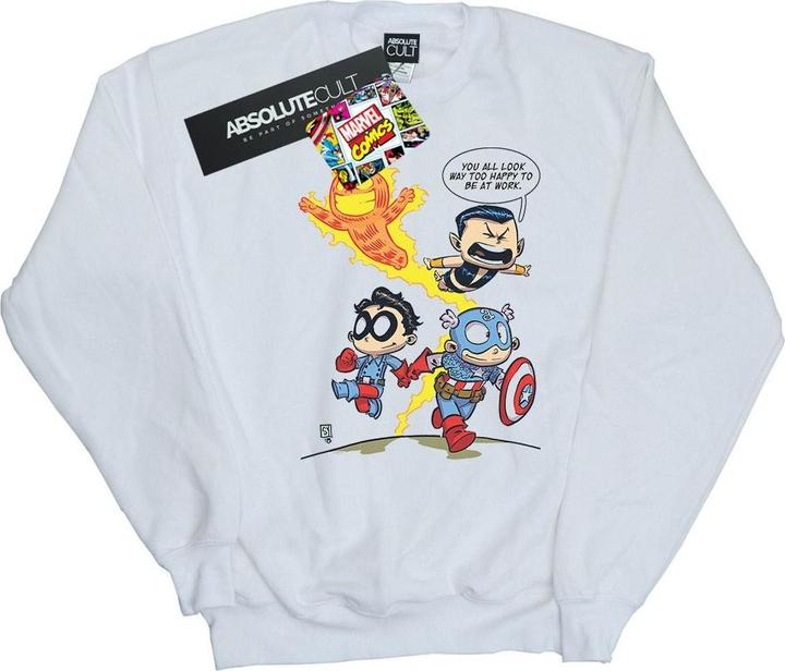 Image du produit - Sweat AVENGERS INVADERS CARTOON - Homme (L)