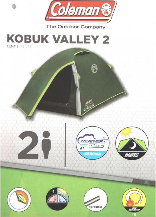 Actual product image Coleman Kobuk Valley 2 (Dome tent, 3.20 kg, 2 persons)