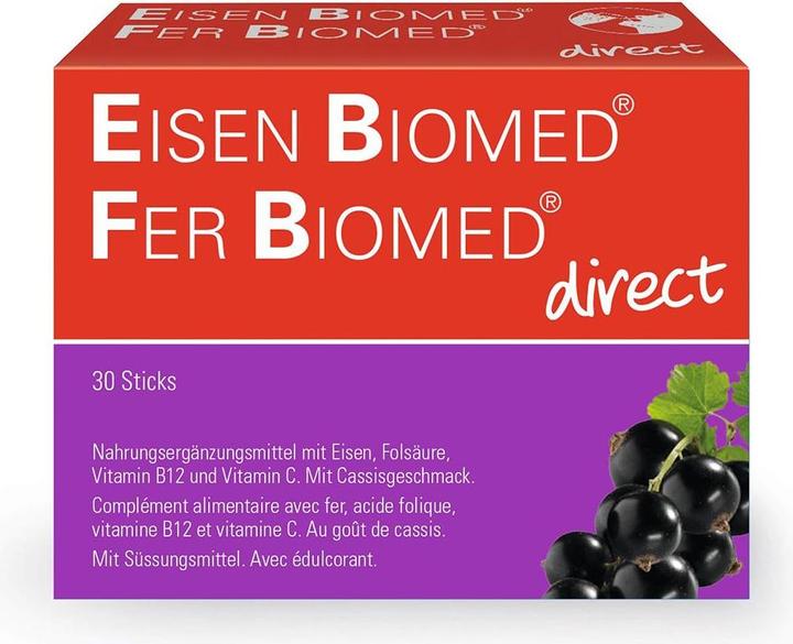 Produktbild Biomed Eisen Direct (30 Stück, Granulat, 83 g)