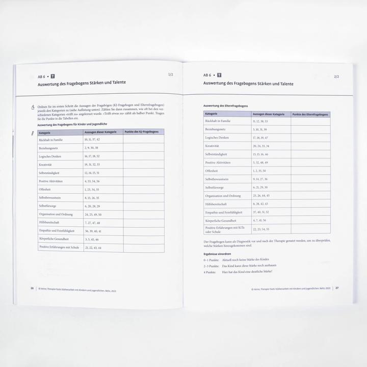 Image du produit Therapie-Tools Stärkenarbeit mit Kindern und Jugendlichen (Allemand, Hannah Heine, 2023)