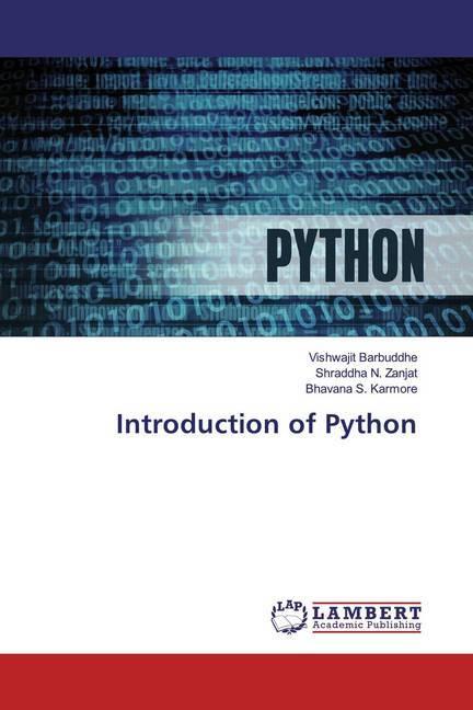 Actual product image Introduction of Python (German, Shraddha N. Zanjat, Bhavana S. Karmore, Vishwajit Barbuddhe, 2020)