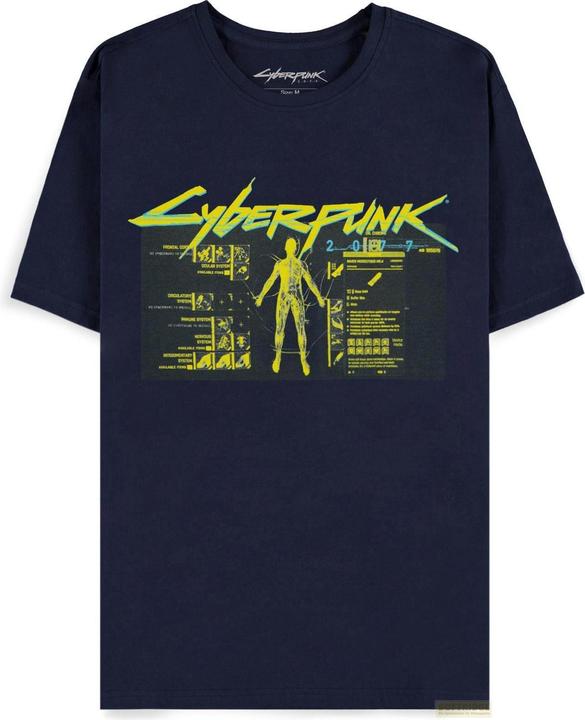 Difuzed Cyberpunk 2077 - Vitruvian Man Men's Short Sleeved T-shirt - M (M)