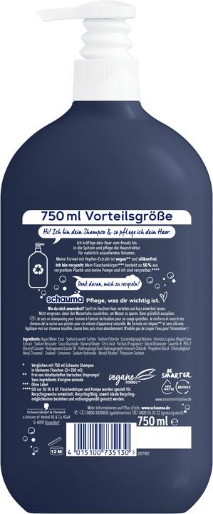 Immagine prodotto Schauma Per gli uomini (750 ml, Shampoo liquido)