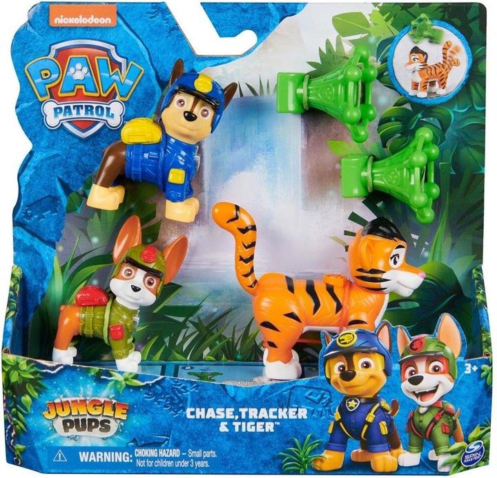 Image du produit Spin Master Paw Patrol - Jungle Hero Pups - Tracker & Chase (6068080)