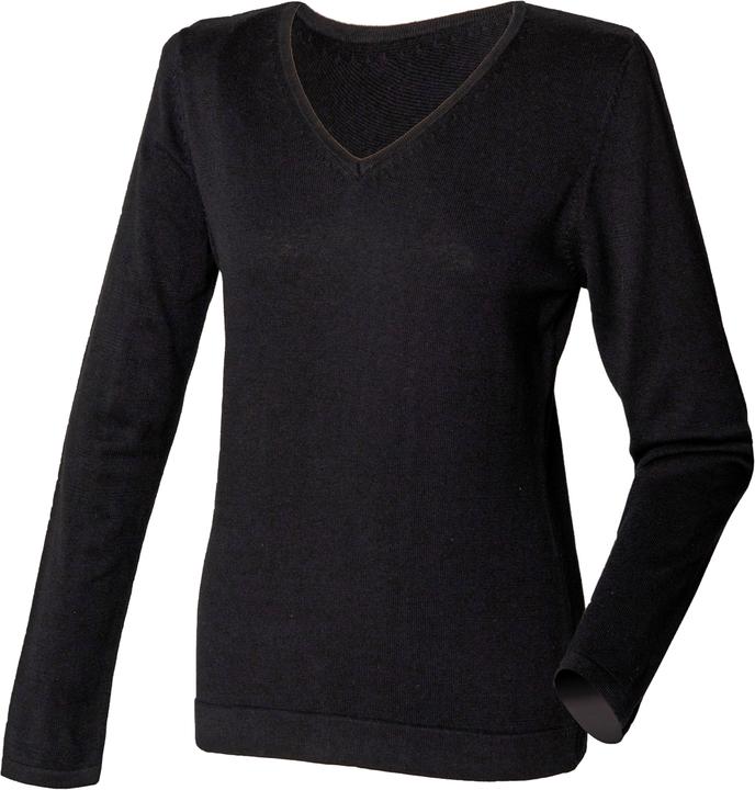 Henbury FeinstrickPullover mit VAusschnitt