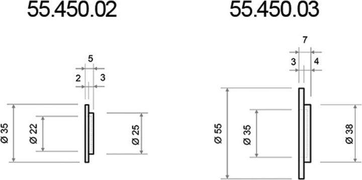 Actual product image Werkstarck Sliding door handles for glass doors