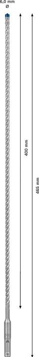 Immagine prodotto Bosch Professional Zubehör Trapano a percussione SDS-plus-7x (6 mm)
