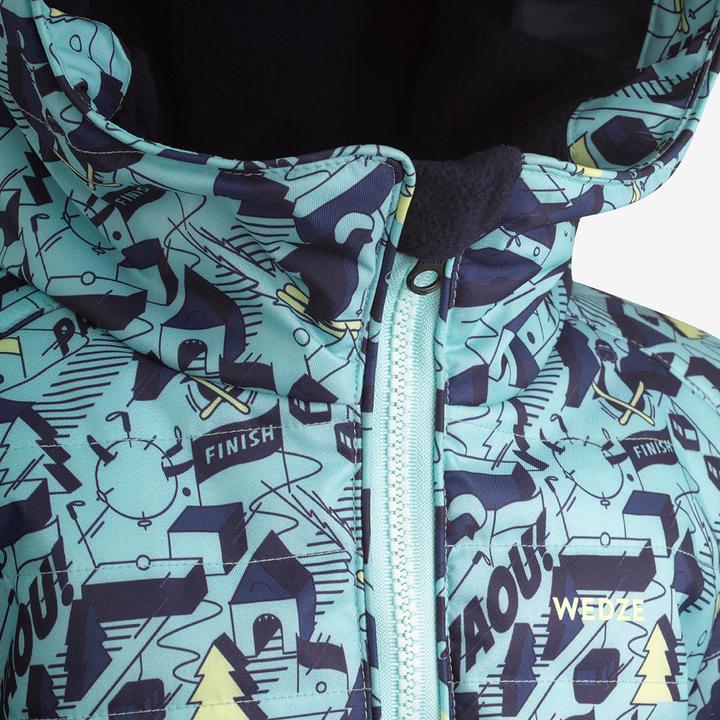 Image du produit Wedze Veste de ski enfant chaude simple zip - 100 pressions (110 C)