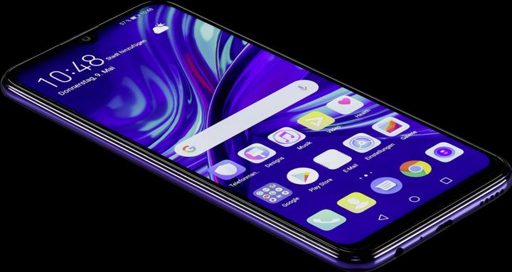 Actual product image Huawei P smart+ (2019) (64 GB, Blue, 6.21", Hybrid Dual SIM, 24 Mpx, 4G)