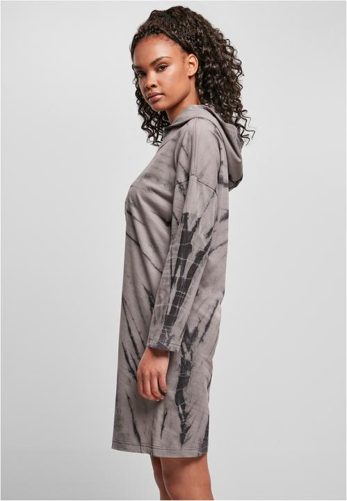 Actual product image Urban Classics Ladies Oversized Tie Dye Hoody Dress (XS)