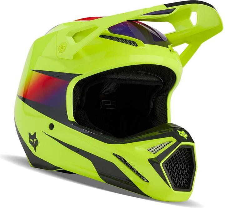 Produktbild Fox Helmet 24 V1 Flora Ylw (56 cm)
