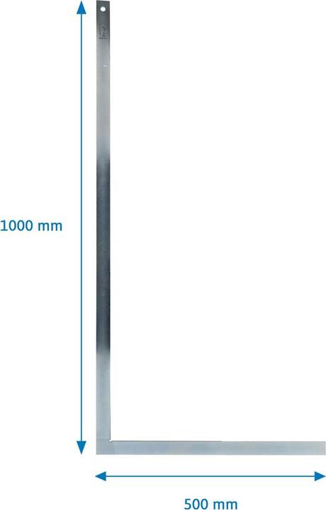 Produktbild Dönges Schlosserwinkel ohne Anschlag, 1000 x 500 mm