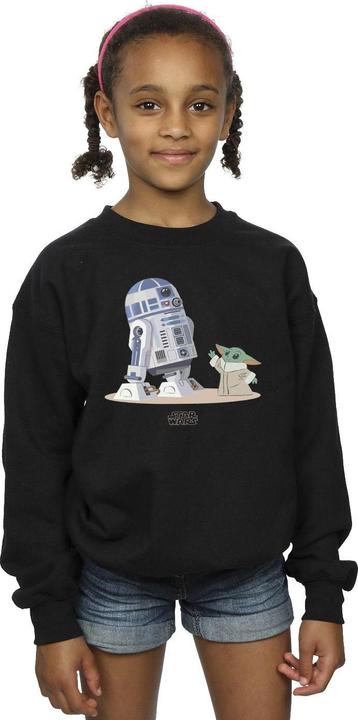 Image du produit Star Wars - Sweat THE MANDALORIAN R2D2 AND GROGU - Fille (128)