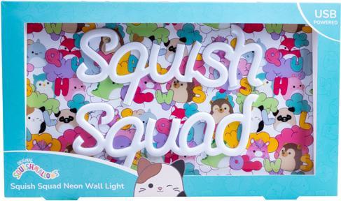 Produktbild Squishmallows Squish Squad Neon Wall Light - Neon Pink