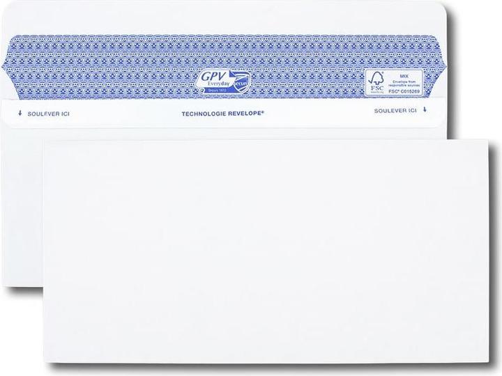 Produktbild GPV Briefumschl„ge SECURE, 112 x 225 mm, ohne Fenster (22.5 x 11 cm, 100 x)