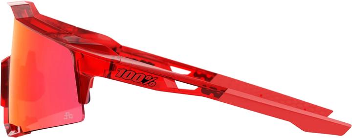 Produktbild 100% Speedcraft Gloss Translucent Red/Hiper Red Mirror lens (Gloss Translucent Red, Hiper Red Mirror lens, Rot)