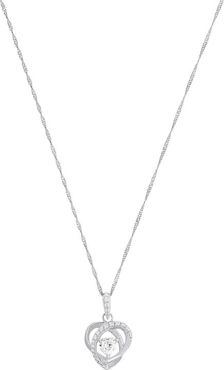 Produktbild zz_ArchivedByPCD_Amor Schmuck_zu_Amor Amor Halsschmuck für Damen, 925 Sterling Silber, Zirkonia synth. | Herz (Silber 925)