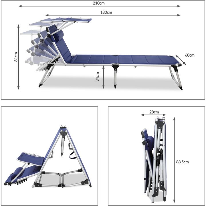 Immagine prodotto Casaria Lettino solare (210 cm)
