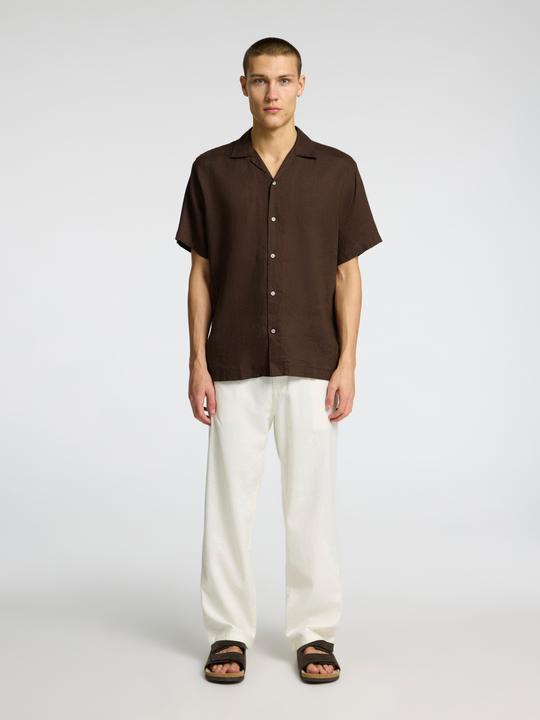 Image du produit Selected Homme 100% Leinen Kurzarmhemd (M)