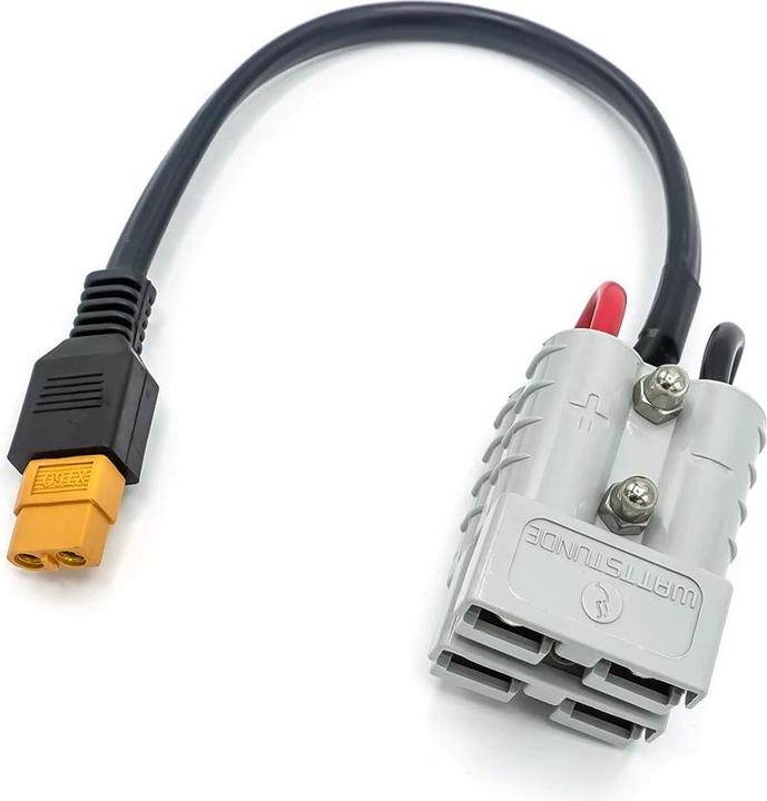 Actual product image Voltima AK-XT60-A50.2-P Y-parallel plug XT60 female to 2x Anderson A50