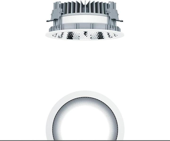 Actual product image Zumtobel Group LED recessed ceiling luminaire Panos EVO #60815858 R200L 840 230V FALWH Panos Infinity, evol (1880 lm)