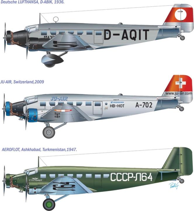 Actual product image Italeri JUNKERS JU-52 3/m "TANTE JU" LH