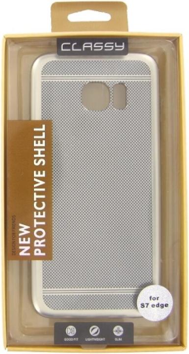 Immagine prodotto OEM Custodia in silicone di classe per Samsung Galaxy S7 Edge argento (Samsung Galaxy S7 Edge)