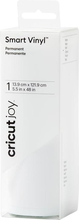 Cricut Smart Vinyl Permanent Joy 14x122cm 1 foglio Mat Bianco (P)